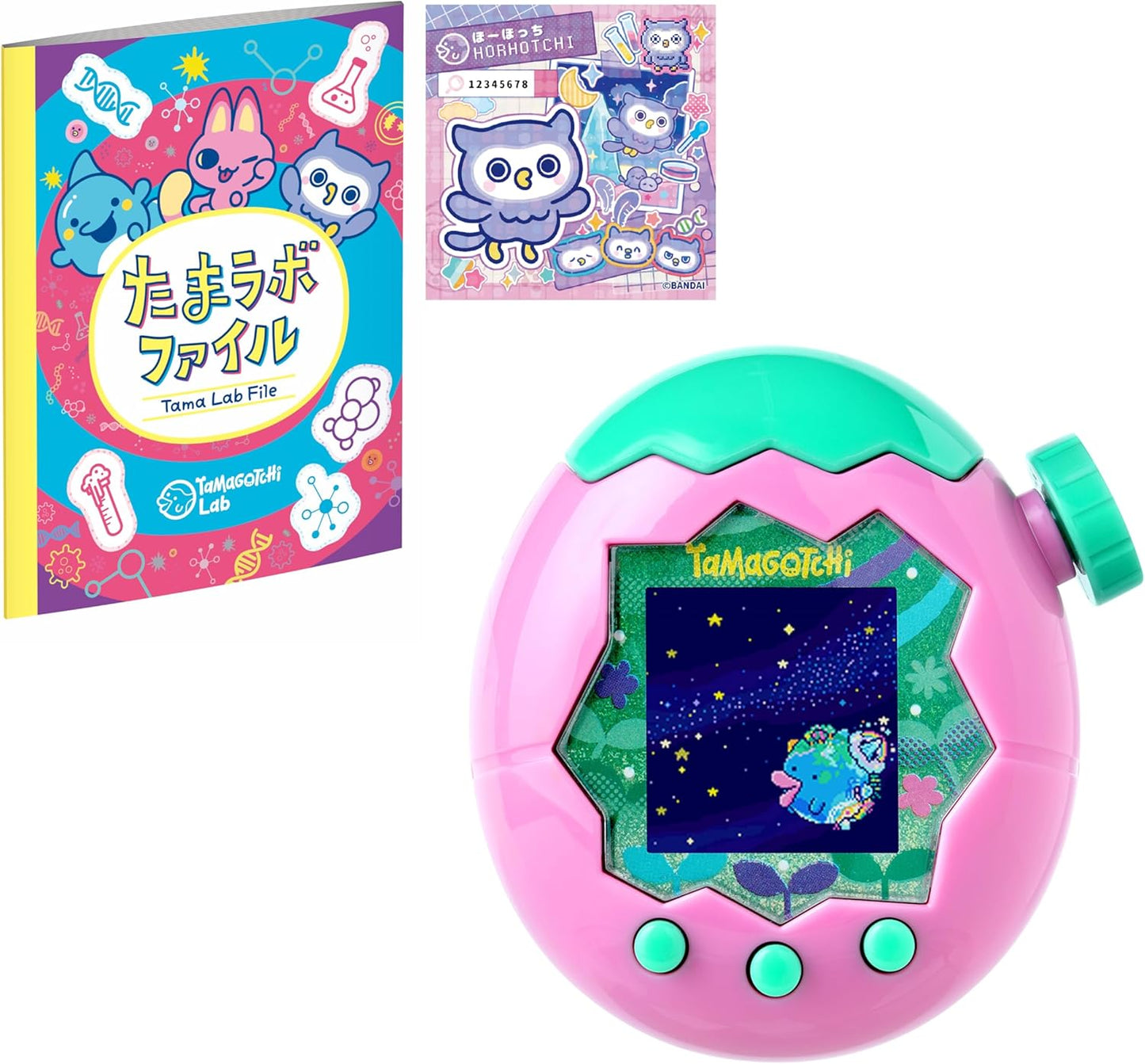 Bandai Tamagotchi Paradise [Early Purchase Japan Box] Limited Edition Labo Sticker - Pink Land