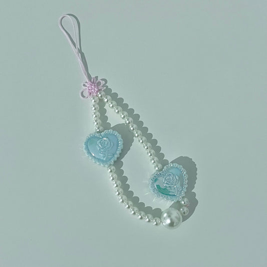 Wristlet - Heart Rose