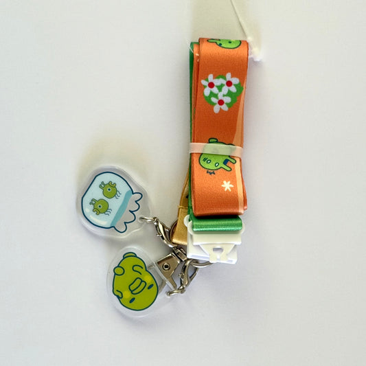 Tamagotchi Lanyard Detachable Clip and Charms - Kuchipatchi