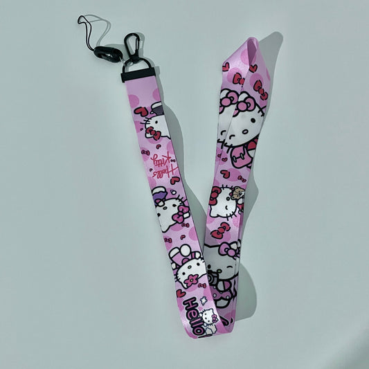 Lanyard - Hello Kitty Pink
