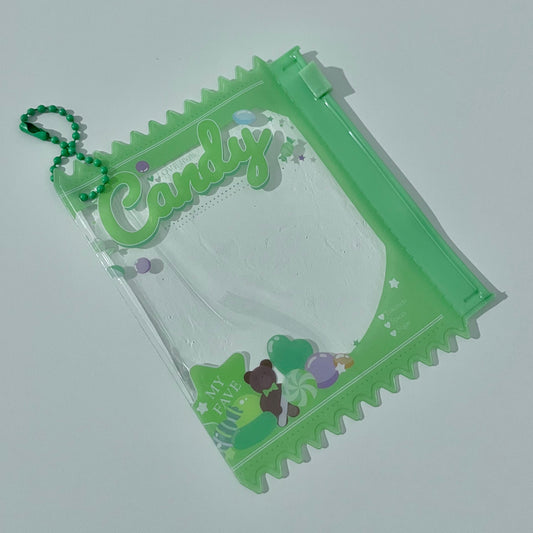 Storage Pouch Keychain - Candy Green
