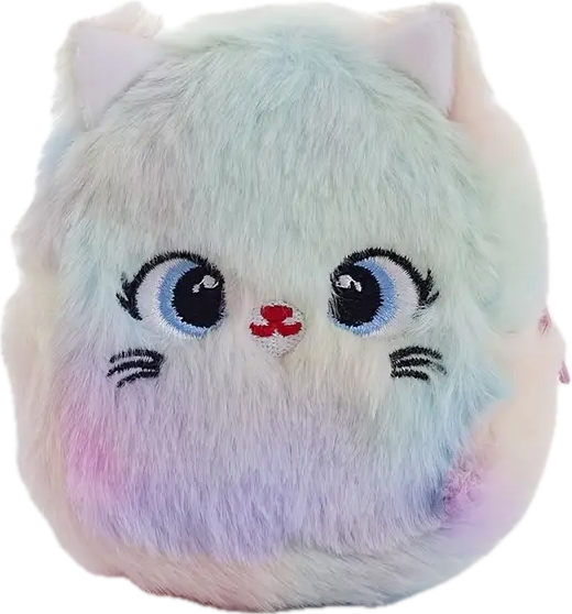 Storage Pouch Keyring - Green Cat