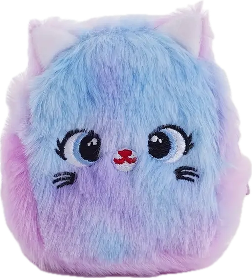 Storage Pouch Keyring - Blue Cat