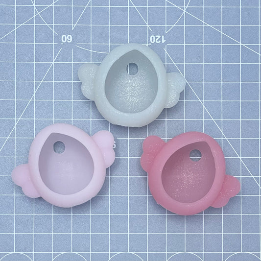 Nano Silicone Case - Angel Jelly Glitter Bright Pink