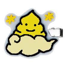 Bandai Tamagotchi Gashapon Collectible Capsule 2 Hair Clip - Unchi-Kun