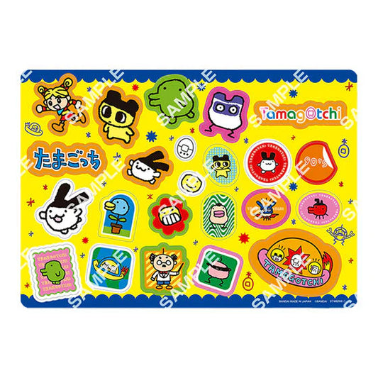 Bandai Tamagotchi Gashapon Collectible Jumbo Sticker Sheet Dass - Design 1