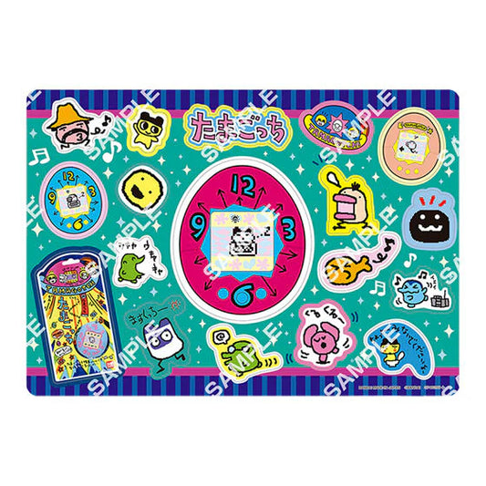 Bandai Tamagotchi Gashapon Collectible Jumbo Sticker Sheet Dass - Design 3