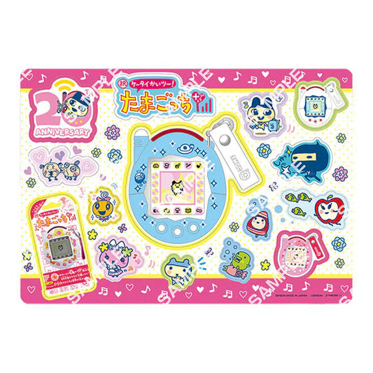 Bandai Tamagotchi Gashapon Collectible Jumbo Sticker Sheet Dass - Design 6