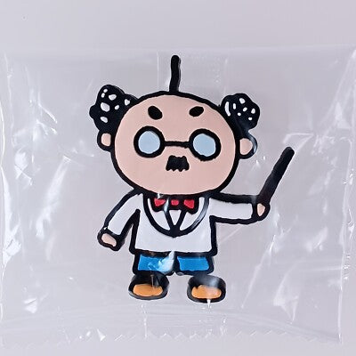 Bandai Tamagotchi Gashapon Collectible Plump Rubber Magnet - Professor Banzo